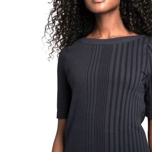 Organic Cotton Wide Neck Knit Top